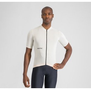 SPORTFUL Cyklistický dres s krátkým rukávem - CLASSIC - bílá 3XL