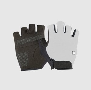 SPORTFUL Cyklistické rukavice krátkoprsté - CLASSIC - bílá XL