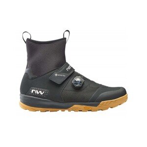 NORTHWAVE Cyklistické tretry - KINGROCK PLUS GTX - černá/žlutá 44,5
