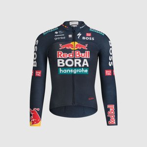 SPORTFUL Cyklistický dres s dlouhým rukávem letní - RED BULL BORA - HANS - modrá S