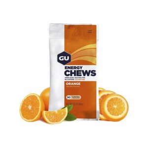 GU Cyklistická výživa - ENERGY CHEWS 60 g ORANGE