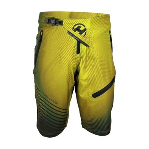 HAVEN Cyklistické kalhoty krátké bez laclu - ENERGIZER FACTORY - žlutá 3XL