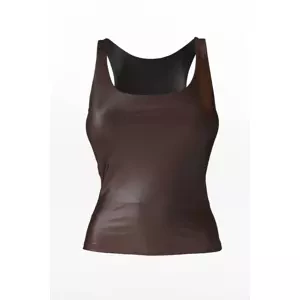 ATHLEEYA topík - EVERYDAY TANK - hnědá L