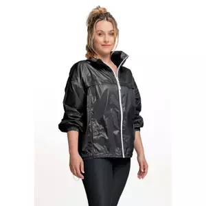 ATHLEEYA Cyklistická větruodolná bunda - GLAM ON - černá XS-S