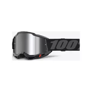 100% SPEEDLAB Cyklistické brýle - ACCURI 2 - černá/stříbrná
