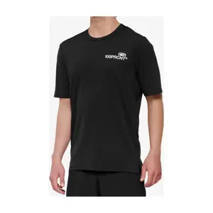 100% SPEEDLAB Cyklistický dres s krátkým rukávem - AIRMATIC SHORT SLEEVE - černá M