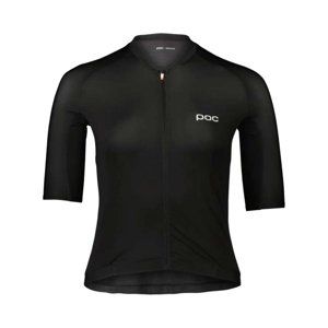POC Cyklistický dres s krátkým rukávem - PRISTINE - černá XS