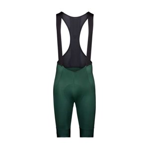 POC Cyklistické kalhoty krátké s laclem - CADENCE - zelená 2XL