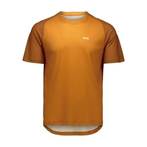 POC Cyklistický dres s krátkým rukávem - MOTION AIR S/S - hnědá 2XL