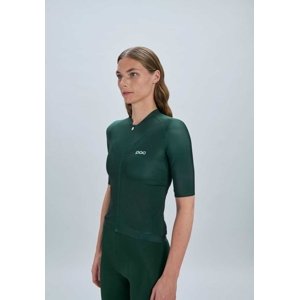 POC Cyklistický dres s krátkým rukávem - PRISTINE - zelená XS