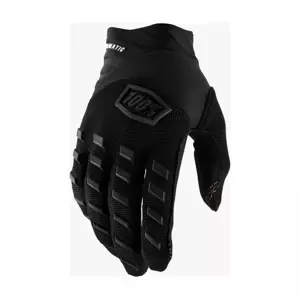 100% SPEEDLAB Cyklistické rukavice dlouhoprsté - AIRMATIC - černá 2XL