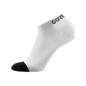 GORE Cyklistické ponožky kotníkové - ESSENTIAL - bílá 41-43