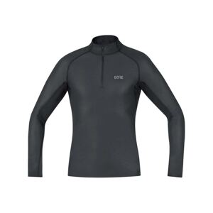 GORE Cyklistické triko s dlouhým rukávem - M GWS BL THERMO TURTLENECK - černá