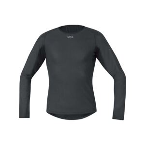 GORE Cyklistické triko s dlouhým rukávem - M GWS BL THERMO LS - černá