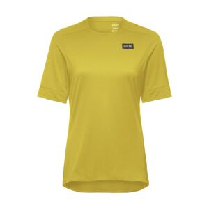 GORE Cyklistický dres s krátkým rukávem - TRAILKPR WMN - žlutá