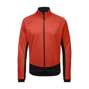 GORE Cyklistická zateplená bunda - C5 GTX I THERMO - oranžová/černá