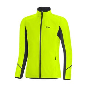 GORE Cyklistická větruodolná bunda - R3 PARTIAL GTX - žlutá