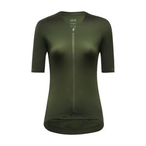 GORE Cyklistický dres s krátkým rukávem - DISTANCE - zelená