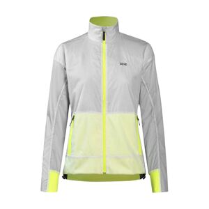 GORE Cyklistická voděodolná pláštěnka - DRIVE WMN - bílá/žlutá