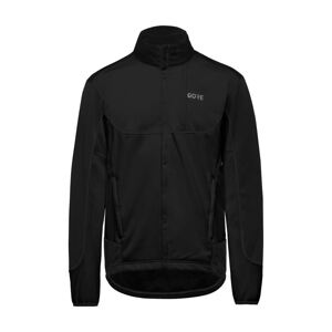 GORE Cyklistická větruodolná bunda - C5 GWS THERMO - černá 2XL