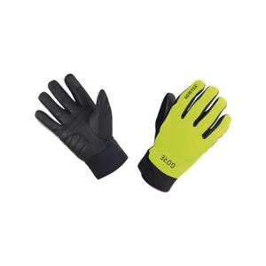 GORE Cyklistické rukavice dlouhoprsté - C5 GTX THERMO - žlutá
