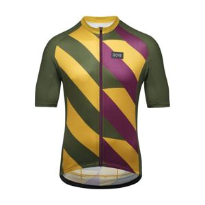 GORE Cyklistický dres s krátkým rukávem - SIGNAL - zelená/žlutá