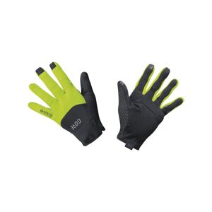 GORE Cyklistické rukavice dlouhoprsté - C5 GTX - žlutá/černá