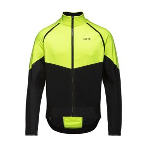 GORE Cyklistická větruodolná bunda - PHANTOM - žlutá/černá M