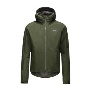 GORE Cyklistická voděodolná pláštěnka - ENDURE - zelená 2XL
