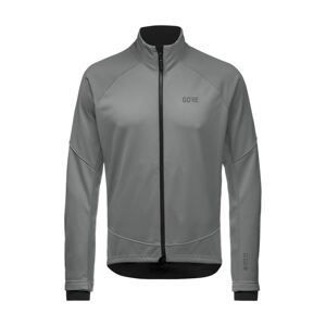 GORE Cyklistická větruodolná bunda - C3 GTX THERMO - šedá