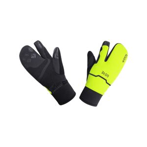 GORE Cyklistické rukavice dlouhoprsté - GTX INFINIUM THERMO SPLIT - žlutá/černá