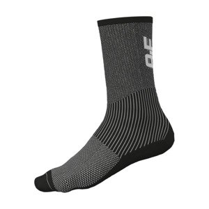 ALÉ Cyklistické ponožky klasické - SAUVAGE - černá/bílá 40-43