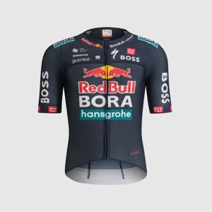 SPORTFUL Cyklistický dres s krátkým rukávem - RED BULL BORA - HANS - modrá S