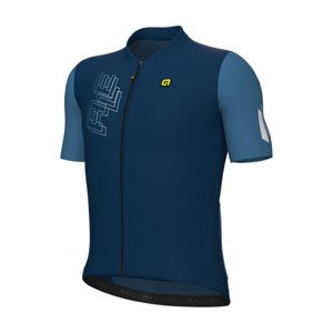 ALÉ Cyklistický dres s krátkým rukávem - FOLLOW ME PR-E - tyrkysová S