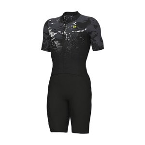 ALÉ Cyklistická kombinéza - R-EV1 HIVE 2.0 - šedá/bílá/černá 4XL