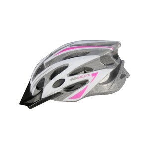 HAVEN Cyklistická přilba - SHIELD-ON - bílá/růžová (53–57 cm)