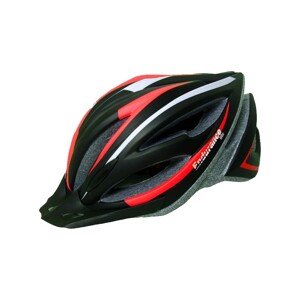 HAVEN Cyklistická přilba - ENDURANCE LITE - černá/červená (55–59 cm)