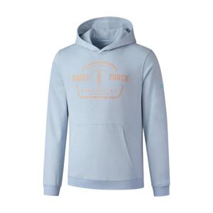 SHIMANO mikina - HOODIE - světle modrá XL