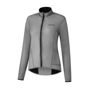 SHIMANO Cyklistická větruodolná bunda - SUMIRE WINDBREAKER LIGHT - šedá L