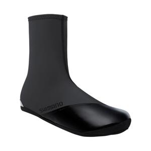 SHIMANO Cyklistické návleky na tretry - DUAL H2O - černá 47-49