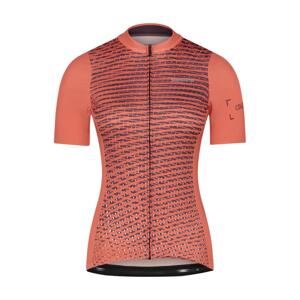 SHIMANO Cyklistický dres s krátkým rukávem - COLORE - růžová L