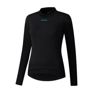 SHIMANO Cyklistické triko s dlouhým rukávem - BEAUFORT LONG - černá L