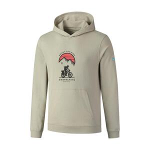 SHIMANO mikina - HOODIE - béžová XL