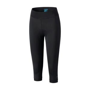 SHIMANO Cyklistické kalhoty 3/4 bez laclu - MIZUKI 3/4 - černá L