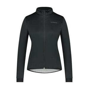 SHIMANO Cyklistická zateplená bunda - FURANO WARM - černá XL
