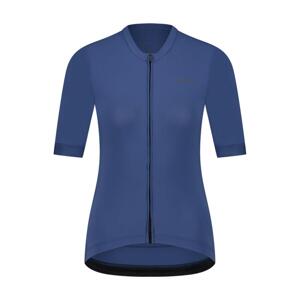SHIMANO Cyklistický dres s krátkým rukávem - FUTURO - modrá L