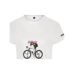 SHIMANO Cyklistické triko s krátkým rukávem - SENTIERO LTD - bílá L
