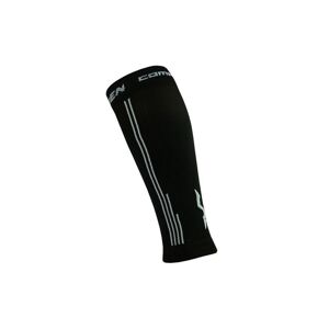 HAVEN Cyklistické návleky na nohy - COMPRESSIVE CALF GUARD EVOTEC - HIGH COMPRESSION - bílá/černá M