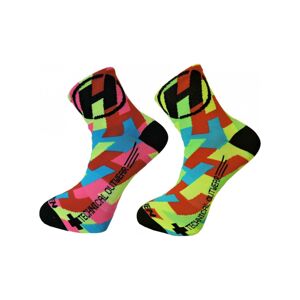 HAVEN Cyklistické ponožky klasické - LITE SILVER NEO 2PAK - vícebarevná 42-43