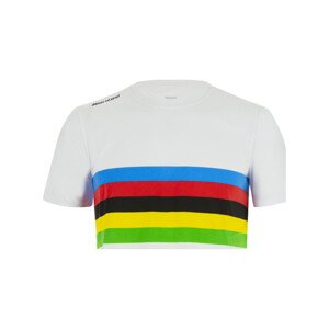 SANTINI Cyklistické triko s krátkým rukávem - UCI OFFICIAL WORLD CHAMPION - vícebarevná